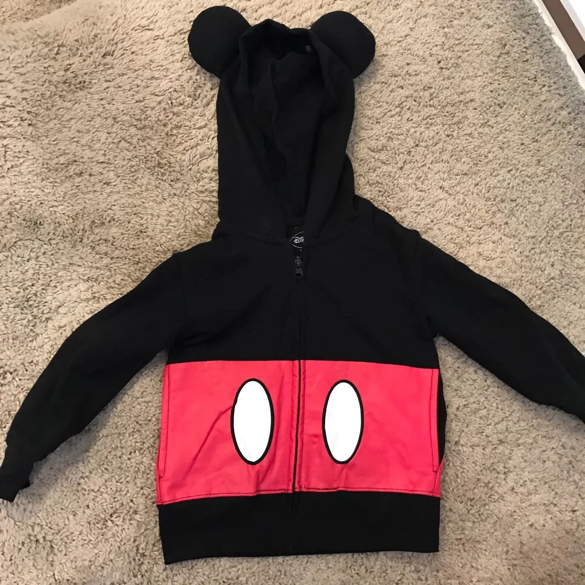 Mickey mouse zip up hoodie toddler cheap