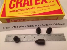 Cratex  Rubberized Abrasive 100pcs 15M Silicon Carbide