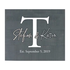 Custom Wooden Pallet Wall Art Home Decor -  Stefan and Karen (T)