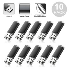 10 Pack USB 2.0 Flash Drives USB Memory Flash Stick Thumb Pen Drive USB Storage