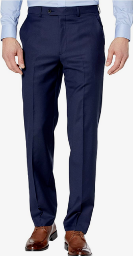 Ralph Lauren Mens Edgewood Navy Classic Ultra-flex Dress Pants 