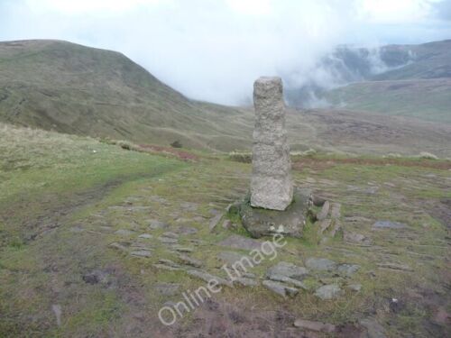 Photo 6x4 The Tommy Jones memorial overlooking Cwm Llwch Brecon Beacons\/ c2011 - Picture 1 of 1