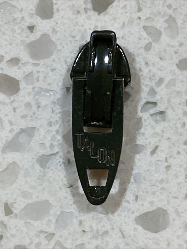 (20) Vintage Size 4 Talon Zephyr Zipper Pull Sliders Locking Trousers Olive OD - Picture 4 of 9