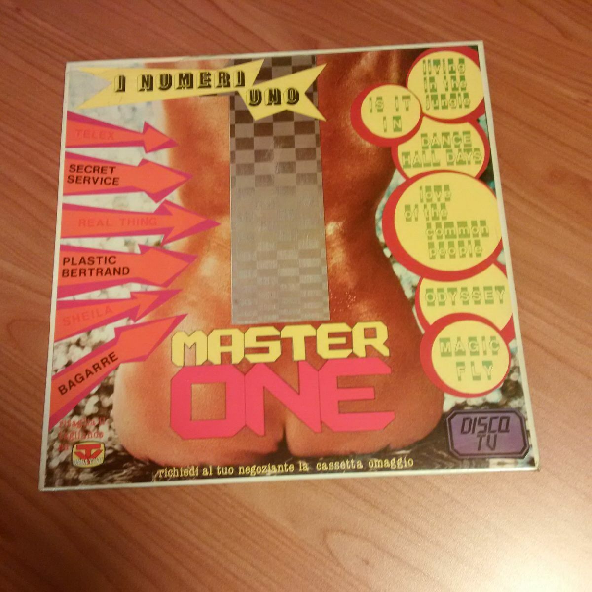 LP MASTERONE I NUMBERS ONE BOOTLEGS BTL 84703 SEALED ITALY PS 1984 MCZ