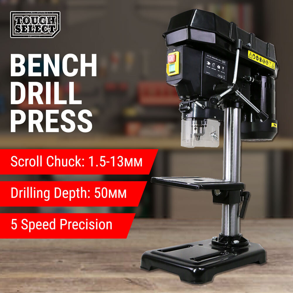 Bench Drill Press 5Speed Mounted Drilling Stand Table Top 1.5