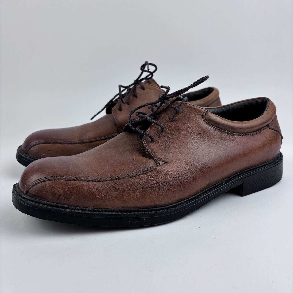 Nunn Bush Men Shoes Sherwood Comfort GEL Oxfords Dress Brown Shoe 9M Nunn Bush Comfort Gel Cap Toe Oxford Men main image 4