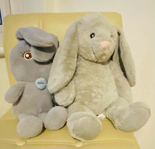 Jellycat Bashful Bunny Grey Plush Soft Toy Medium Bunny Rabbit 35-60cm