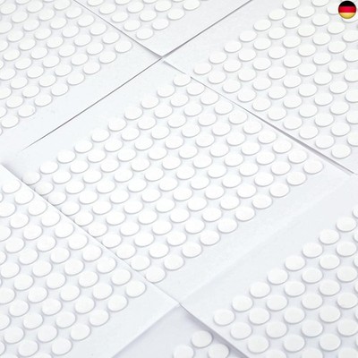 1000 Stück Klebepunkte Doppelseitig, Rund Foto Klebepads, Transparent Klebende 