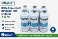 Envirosafe R134a Replacement Refrigerant W Stop Leak Auto Ac Recharge 6 Cans