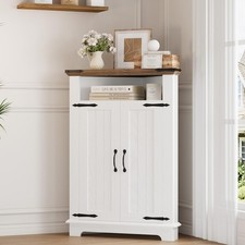 Small Corner Bathroom Cabinet with Door Corner Cabinet for Kitchen Living Room