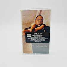 Notorious B.I.G. Born Again Cassette Tape Rap Album 1999 Bad Boy Entertainment
