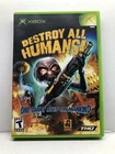 Destroy All Humans (Microsoft Xbox, 2005) Clean Tested Working - Free Ship