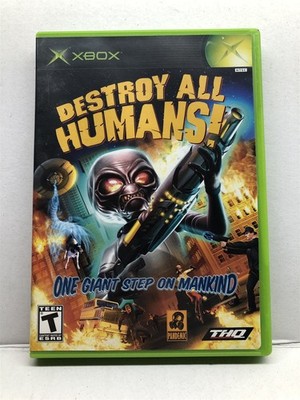 Destroy All Humans (Microsoft Xbox, 2005) Clean Tested Working - Free Ship
