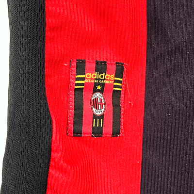 Vintage 1999 Adidas AC Milan Leonardo Araújo #18 Home Soccer