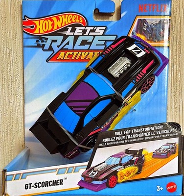 Hot Wheels Netflix Let s Race Activate! GT-Scorcher - Roll For Transformation