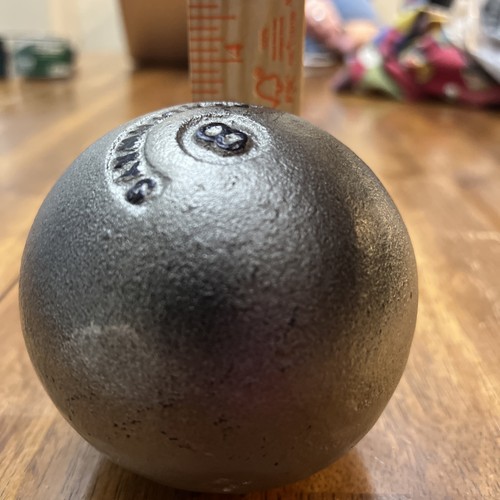 Vintage Healthways No. 8 8# Shot Put Ball - Picture 4 of 4