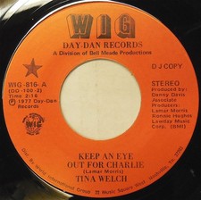 Tina Welch - Keep An Eye Out For Charlie - Used Vinyl Record  - Promo - G8100z