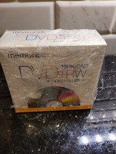 Memorex Rewritable DVD RW 10 Pack 4x 4.7GB 120min Disks w/jewel cases Brand New