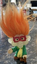 Vtg BK Troll Doll I.Q. Glow in the Dark Burger King 3"