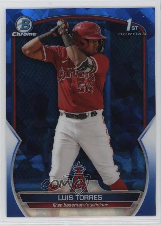 2023 Bowman Chrome Sapphire Edition Prospects Luis Torres #BCP-155 4z8