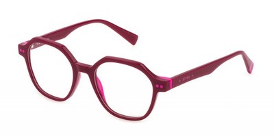Sting Brille VSJ698 Rot Vollglanz 47/17/130 JUNIOR