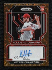 2022 Panini Prizm Rookie Bronze Donut Circle 6/15 Kutter Crawford Auto 0j8f