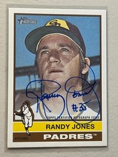 Randy Jones 2025 Topps Heritage Real One Auto Autograph On Card #76RO-RJO Padres