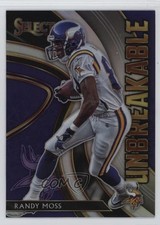 2020 Panini Select Unbreakable Silver Prizm Randy Moss #U9 HOF 1pf0