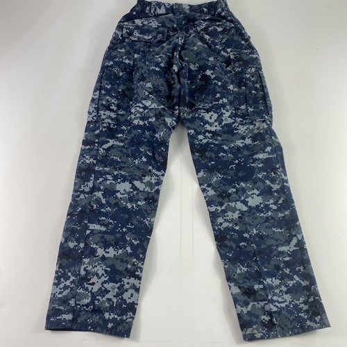 Marine Arbeitsuniform Hose Herren klein normal blau digital tarnfarben USN Militär neu mit Etikett - Bild 14 von 15