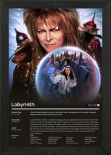 Labyrinth Filmposter gerahmt Wandbild Poster Leinwanddruck Bild