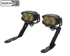 Morimoto 2Banger HXB Flood Yellow A-Pillar Lights For 07-13 GM Sierra/Silverado