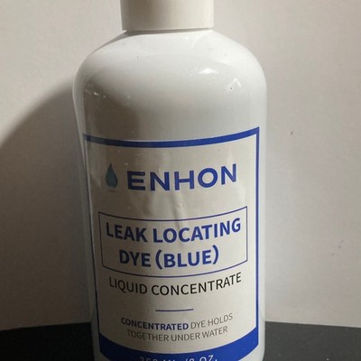 Enhon Leak Locating Dye (Blue) Liquid Concentrate for Pools and Spas, 8 oz