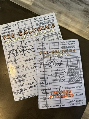 Teaching Textbooks Pre-Calculus Solutions CDs Answer Key And Test Bank