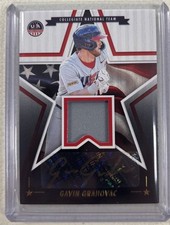 2025 Panini Stars & Stripes Gavin Grahovac Gold Ink Black GU Jersey RC Auto SP