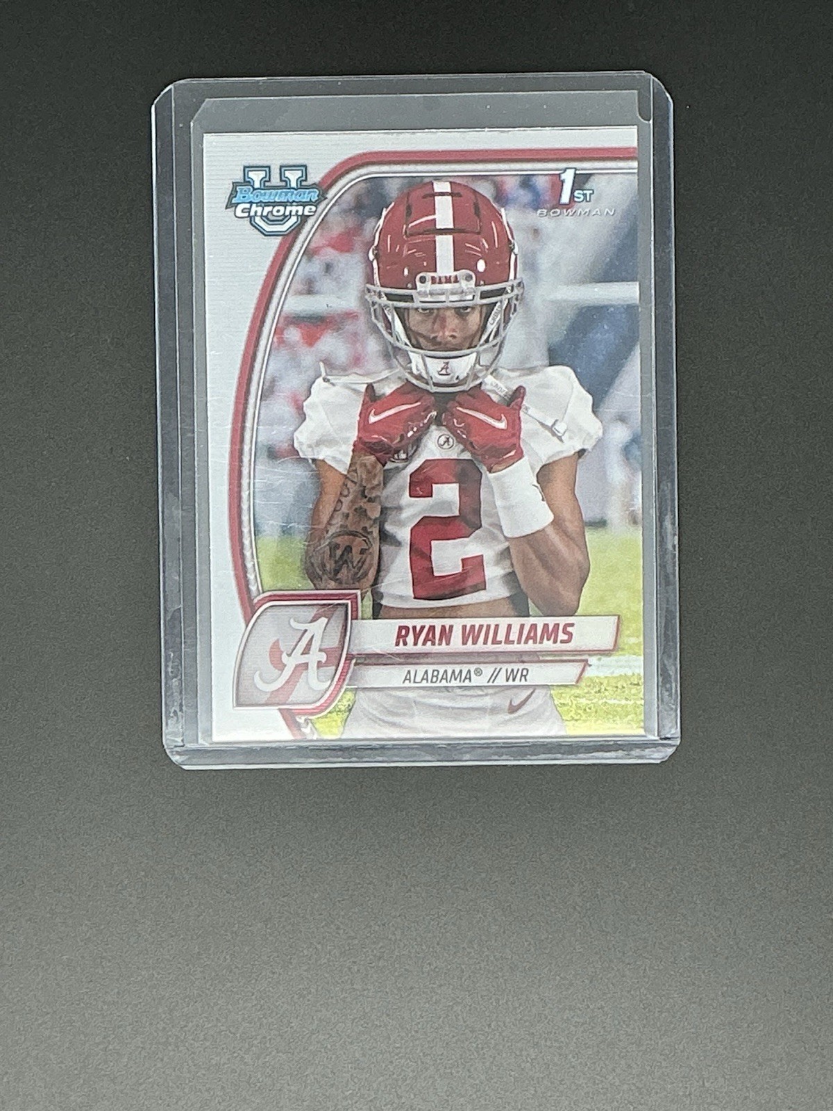 Ryan Williams 2024 Bowman Chrome U 1st Prospect #53 Alabama WR