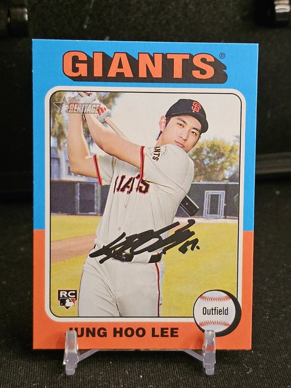 JUNG HOO LEE 2024 Topps Heritage High Number #545- Rookie Rc Card