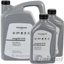 7L VW ORIGINAL für AUDI SKODA ÖL LONGLIFE III 3 0W-30 MOTORÖL NACHFOLGER 5W-30