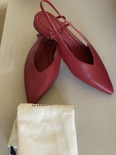 VINCE INES SLINGBACK POINTED TOE FLAT IN POME...