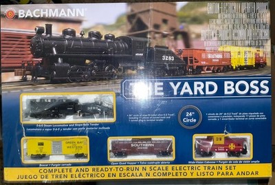 Bachmann N Scale YARD BOSS 0-6-0 Starter Steam Train Set. New In Sealed Box.