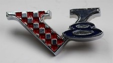 New 1964-65 Barracuda 1965 Belvederefury V8 Emblem New 1964-65 Barracuda 1965 Belvederefury V8 Emblem