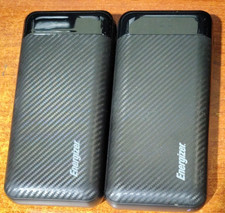 2x Energizer 20,000 mAh MAX Power Bank w/ LCD Screen Portable charger UE20068