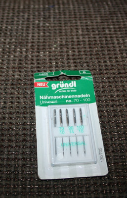 GRÜNDL 5 Universal Nähmaschinennadeln Nm 70-100
