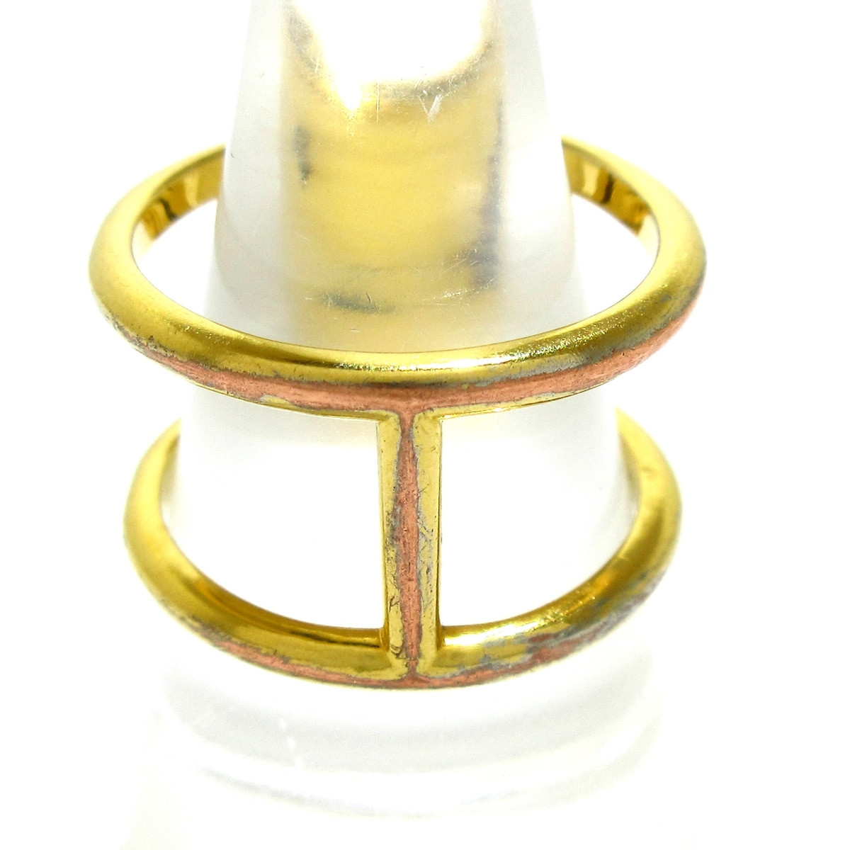 Auth LOUIS VUITTON Iconic Tresor M1223L Gold - TE2283 Ring Auth LOUIS VUITTON Iconic Tresor M1223L Gold - TE2283 Ring
