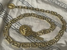 The Limited Lion Women  s Gold Tone Metal Belt Vintage 80  s 90  s
