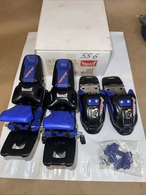 Marker M41 EPS Twincam Ski Bindings Black Blue/Purple DIN 3-11 Germany Open Box