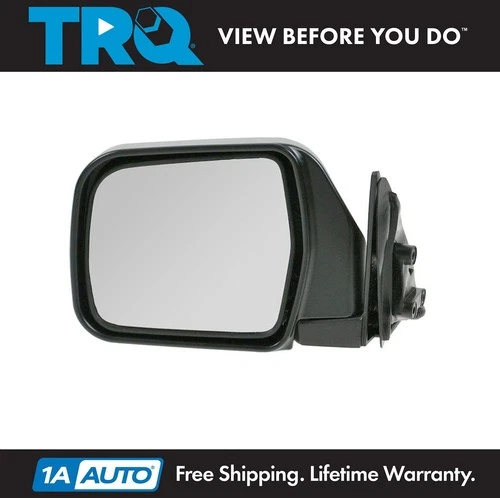 TRQ Left Mirror with Chrome Cover Drivers Side For 90-95 Toyota 4Runner TO132012