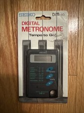 Seiko DM-10 Digital Metronome NIP New Musical Instrument Practice Timer