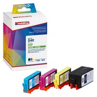Edding EDD-540 Schwarz, Cyan, Magenta, Gelb Druckerpatronen Zu Hp 934XL + 935XL