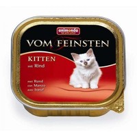 32Er Pack Animonda Vom Feinsten Kitten Rind 100G