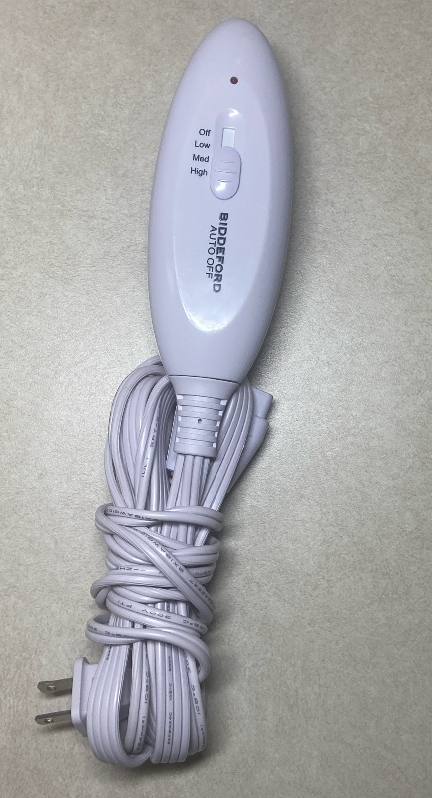 Biddeford TC13W1 Electric Blanket Temperature Replacement Controller 4-Prong